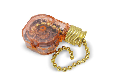 KTE Ceiling Fan Pull Chain Speed Control Switch 3 Speed 4 Wire | E87438 3089