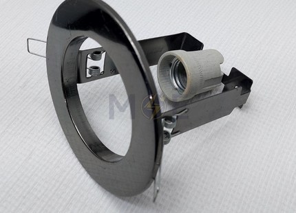 Cuperlight Downlight / Spotlight Frame R80 Chrome Recessed Fix Circular 1xE27 8.5cm | سبوت فارغ مدور مخفي كروم ثابت