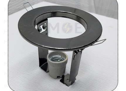 Cuperlight Downlight / Spotlight Frame R80 Chrome Recessed Fix Circular 1xE27 8.5cm | سبوت فارغ مدور مخفي كروم ثابت