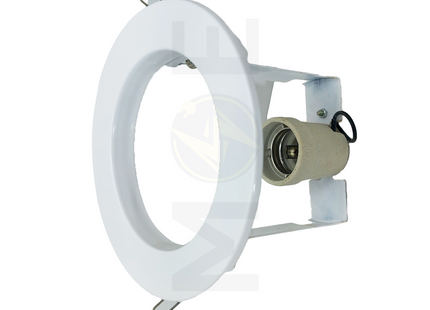 Cuperlight Downlight / Spotlight Frame R95 White Recessed Fix Circular 1xE27 10cm