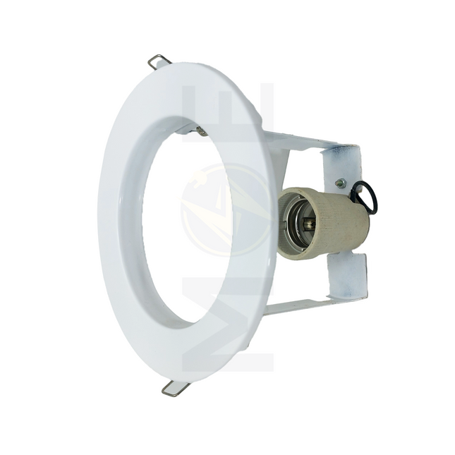 Cuperlight Downlight / Spotlight Frame R95 White Recessed Fix Circular 1xE27 10cm