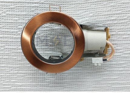 Cuperlight Downlight / Spotlight Frame R63 Antique Copper Recessed Fix Circular 1xE27 6.3cm | سبوت فارغ مدور مخفي نحاس معتق ثابت