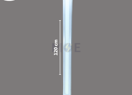 Goldenlight LED Panel Light Fixture White Surface Warmwhite 10x120cm 36W | PF10*120 | شاسي ليد ظاهر ابيض ورم وايت