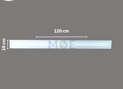 Goldenlight LED Panel Light Fixture White Surface Daylight 10x120cm 40W | PF10*120 | شاسي ليد ظاهر ابيض دايلايت