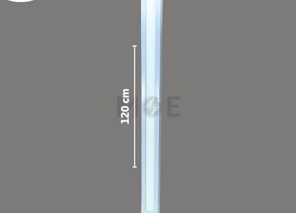 Goldenlight LED Panel Light Fixture White Surface Daylight 10x120cm 40W | PF10*120 | شاسي ليد ظاهر ابيض دايلايت