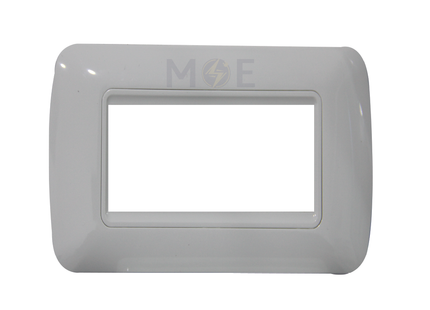 Master Plastic Cover Plate White 3module | 45202 | بلاك بلاستيك ابيض