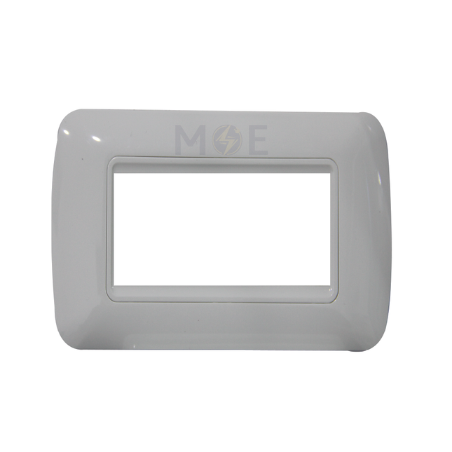 Master Plastic Cover Plate White 3module | 45202