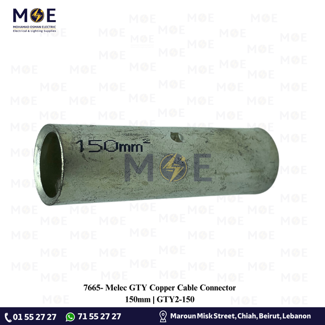 Melec GTY Copper Cable Connector 150mm | GTY2-150