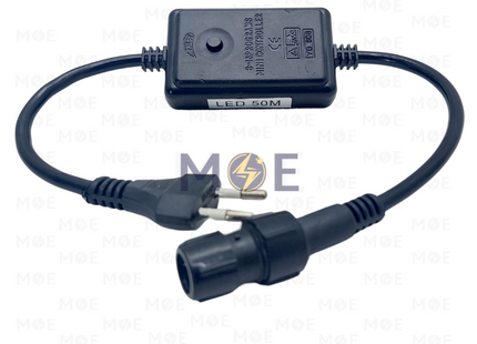 LED Mini Controller For RGB led pipe rope Light 220V 8-16 Programs | وصلة كونترول مبرومة لنبريش ليد ملون