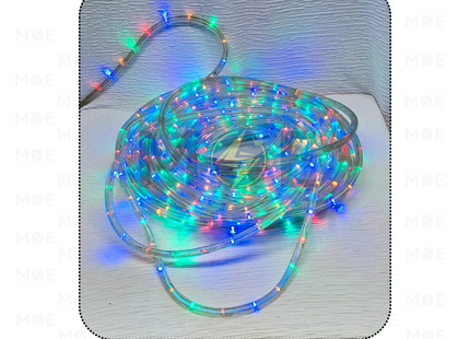 Cuperlight LED Waterproof Pipe Rope Light Transparent RGB 220V 100mt | نبريش ليد مبروم شفاف ملون اخضر و احمر و ازرق