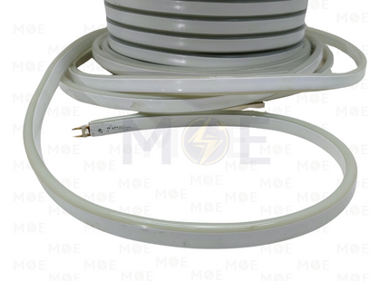 OB Neon Flat LED Waterproof Rope Light Milky Blue 220V 50mt | Neon SMD2835 | حبل ليد نيون ضو ازرق