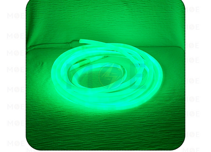 OB Neon LED Waterproof Pipe Rope Light Milky Green 220V 50mt | Neon SMD2835 | نبريش ليد مبروم حليبي ضو اخضر
