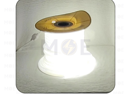 Greenlite Neon LED Waterproof Pipe Rope Light Milky White 220V 50mt | Neon SMD2835 | نبريش ليد مبروم حليبي ضو ابيض دايلايت