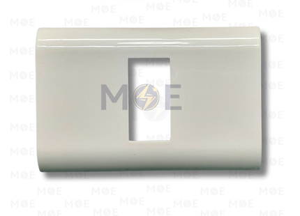 Plastic Cover Plate/ Legrand White 1module | بلاك بلاستيك وطني ابيض