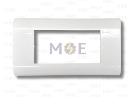 Plastic Cover Plate/ Legrand White 4module | Wh 000085 | بلاك بلاستيك وطني مربع ابيض