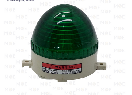 DLX LED Strobe Light Green 220V 25W | LTE-3072 | اشارة فلاشر ليد اخضر