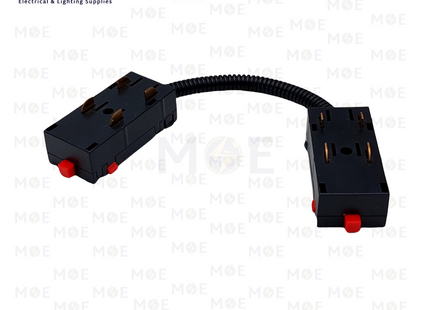 Cuperlight Magnetic Track Light Rail Power Flexible L-Connector 90-265V | CU35-L | وصلة كهرباء متحركة سكة مغناتيك