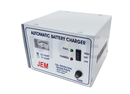 JEM Lead Acid Automatic Battery Charger 12V 20A