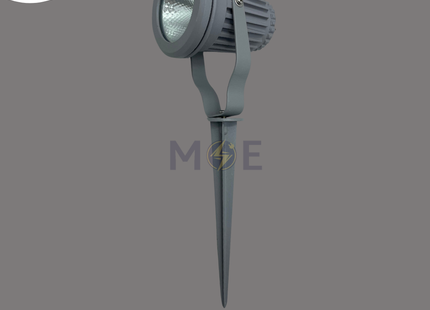CuperLight Led Gray COB Garden Spike Spotlight Warmwhite IP65 AC85-265V 15W | SV-15W | سبوت شك ليد بي كي رمادي ورم وايت