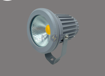 CuperLight Led Gray COB Garden Spike Spotlight Warmwhite IP65 AC85-265V 15W | SV-15W | سبوت شك ليد بي كي رمادي ورم وايت