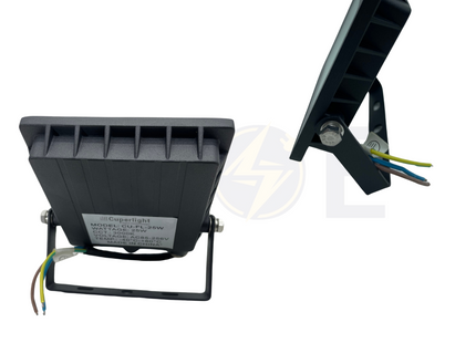 Cuperlight SMD LED Floodlight 25W Warmwhite IP65 | CU-FL-25W | برجكتور ليد انارة مطري اسود ورم وايت