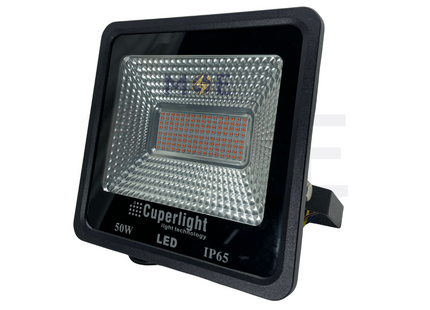 Cuperlight SMD LED Floodlight 50W Purple 5000Lm IP65 | 17F06 | برجكتور ليد انارة مطري اسود ضو موف