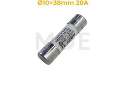Aelifv Ceramic Tube Fuse Ø10×38mm 20A 1000V DC 20kA gPV | AFPOV-32 فيوز بورسلين