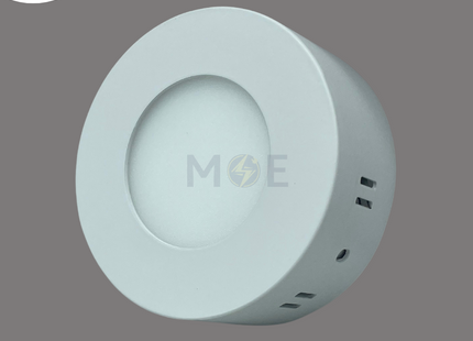 Goldenlight LED Downlight/ Panel Light White (PKW) Ceiling Surface Mounted Circular White 6500K 8.5cm 5W | CP-R-5W | سبوت ليد مدور ظاهر ابيض دايلايت