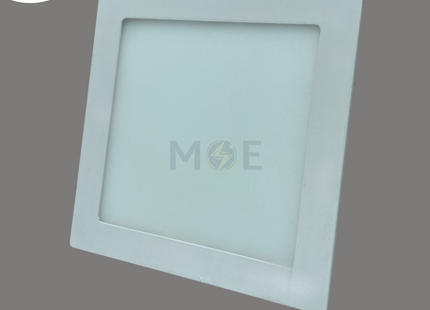 Blue Point LED Downlight/ Panel Light White Ceiling Flush Mounted Square Daylight 18cm 15W | سبوت ليد مربع مخفي ابيض دايلايت