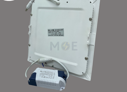 Blue Point LED Downlight/ Panel Light White Ceiling Flush Mounted Square Daylight 18cm 15W | سبوت ليد مربع مخفي ابيض دايلايت