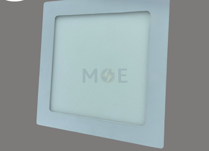 Blue Point LED Downlight/ Panel Light White Ceiling Flush Mounted Square Warmwhite 3000K 17.5cm 15W | سبوت ليد مربع مخفي ابيض ورم وايت