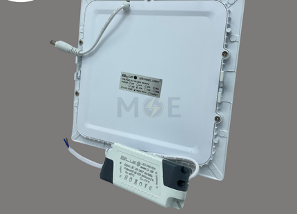 Blue Point LED Downlight/ Panel Light White Ceiling Flush Mounted Square Warmwhite 3000K 17.5cm 15W | سبوت ليد مربع مخفي ابيض ورم وايت
