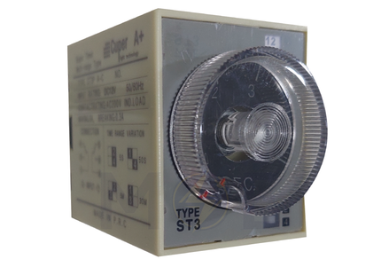 CuperA+Timer Relay 8Pin 12V DC 5s-30min | ST3PA-C 12VDC 5s-30min | ريليه تايمر دولاب