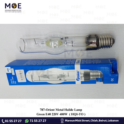 Orient Metal Halide Lamp Green E40 220V 400W | HQI-TO