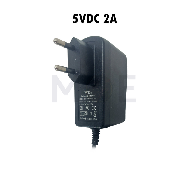 HE Power Adapter With Thin Output Connector AC/DC 5V 2A | DSA-0502000