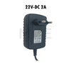 HE Power Adapter With Wide Output Connector AC/DC 22V 1A | BO220100DC-