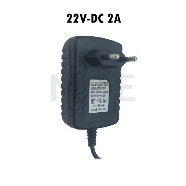HE Power Adapter With Wide Output Connector AC/DC 22V 1A | BO220100DC-