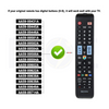 HUAYU Universal Smart Remote Control | Control Replacement For Samsung LCD/LED, Smart TVs Remote Control | RM-D1078+