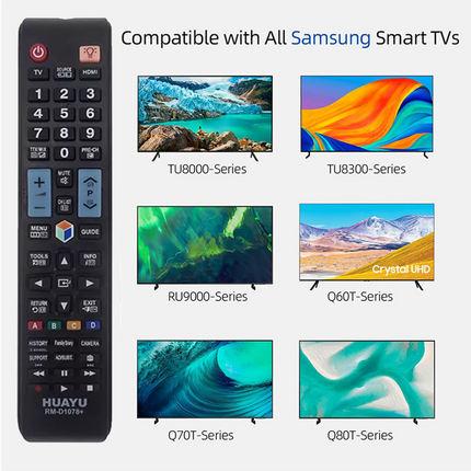 HUAYU Universal Smart Remote Control | Control Replacement For Samsung LCD/LED, Smart TVs Remote Control | RM-D1078+