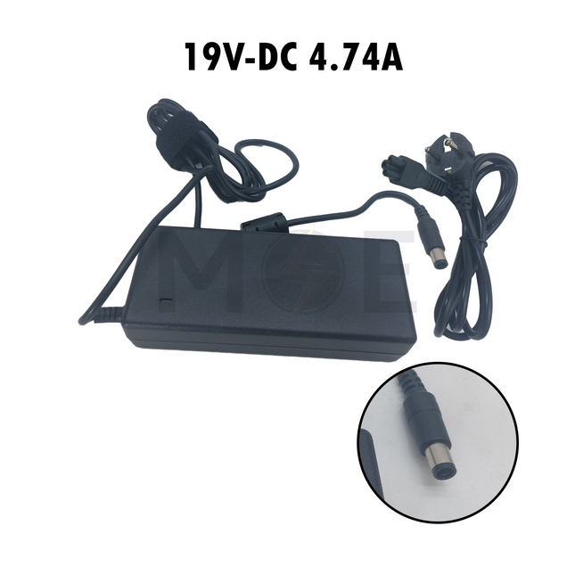 HE Power Adapter With Wide Output Connector AC/DC 19V 4.74A | ED495AA