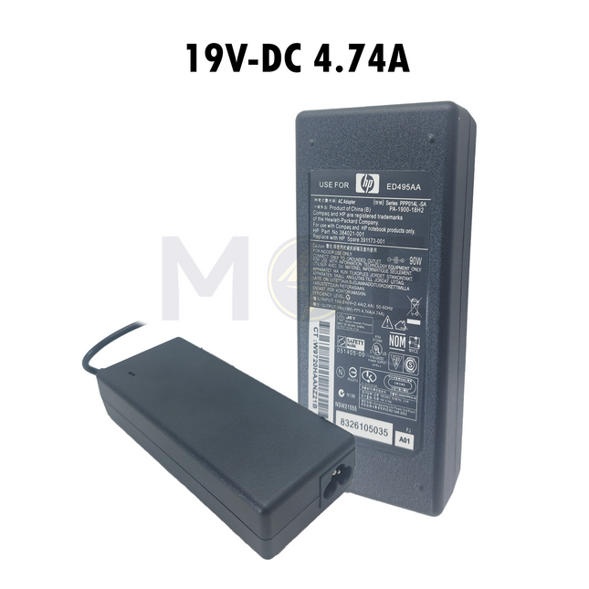HE Power Adapter With Wide Output Connector AC/DC 19V 4.74A | ED495AA