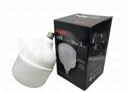 AEG LED Lamp CoolWhite E27 50W | A10065 | لمبة ليد برم دايلايت