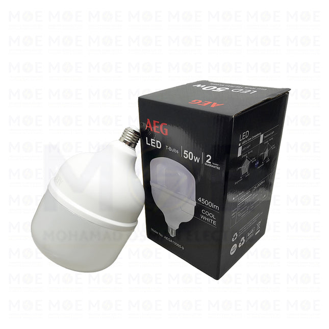 AEG LED Lamp CoolWhite E27 50W | A10065 | لمبة ليد برم دايلايت