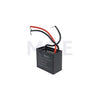 Orient Fan Capacitor Black 3UF & 6UF 450V | CBB61 بوبين مروحة بشريط