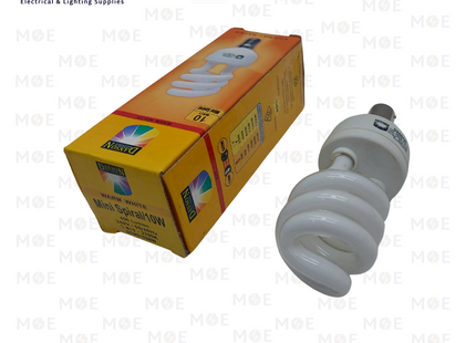 Danson Economic CFL Lamp Spiral WarmWhite B15 10W | DEMS10SBW | لمبة توفير كبس سن رفيع حلزون ورم وايت