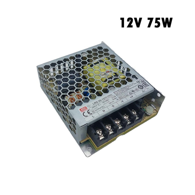 Mean Well Power Supply Unit AC to DC 12V 75W 6A | LRS-75-12