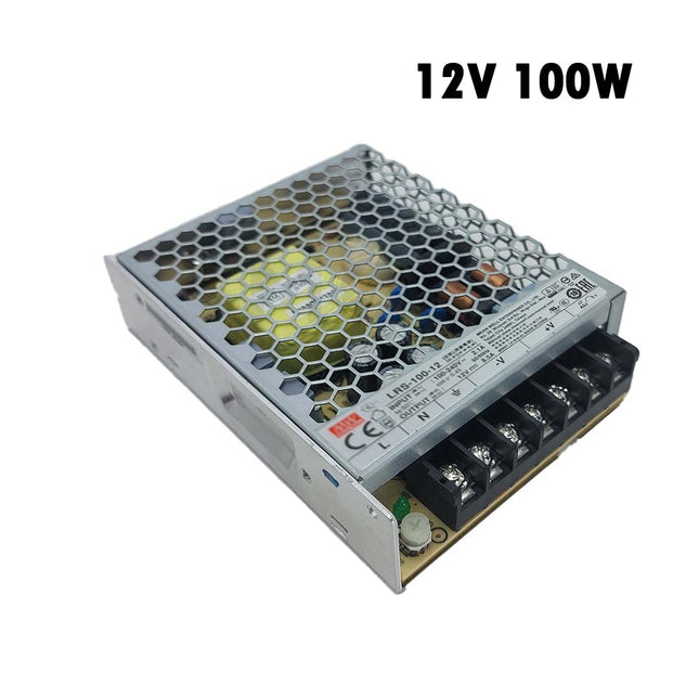 Mean Well Power Supply Unit AC to DC 12V 100W 8.5A | LRS-100-12