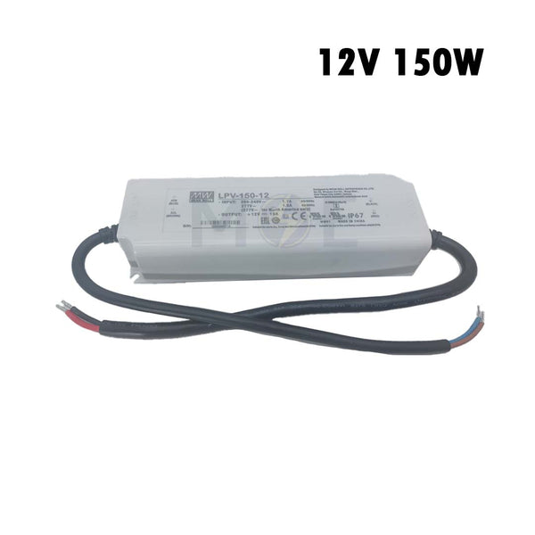 Mean Well Power Supply Unit Slim IP67 AC to DC 12V 150W 1.5A  LPV-150-12