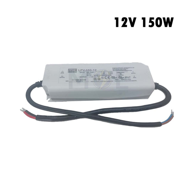 Mean Well Power Supply Unit Slim IP67 AC to DC 12V 150W 1.5A  LPV-150-12
