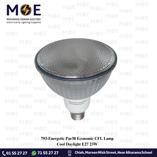 Energetic Par38 Economic CFL Lamp Cool Daylight E27 23W | لمبة بار توفير برم كول دايلايت